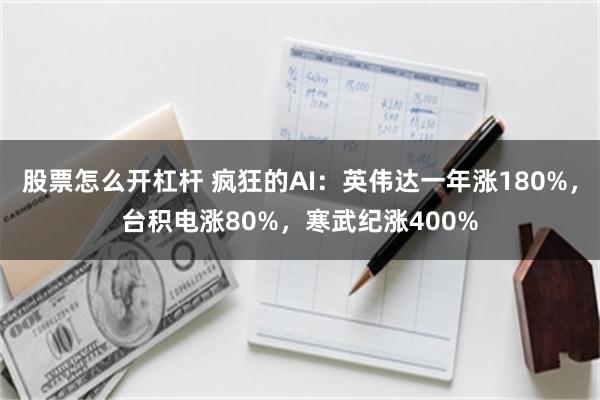 股票怎么开杠杆 疯狂的AI：英伟达一年涨180%，台积电涨80%，寒武纪涨400%