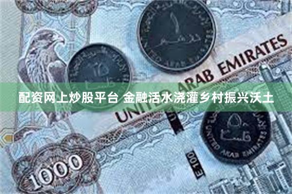 配资网上炒股平台 金融活水浇灌乡村振兴沃土